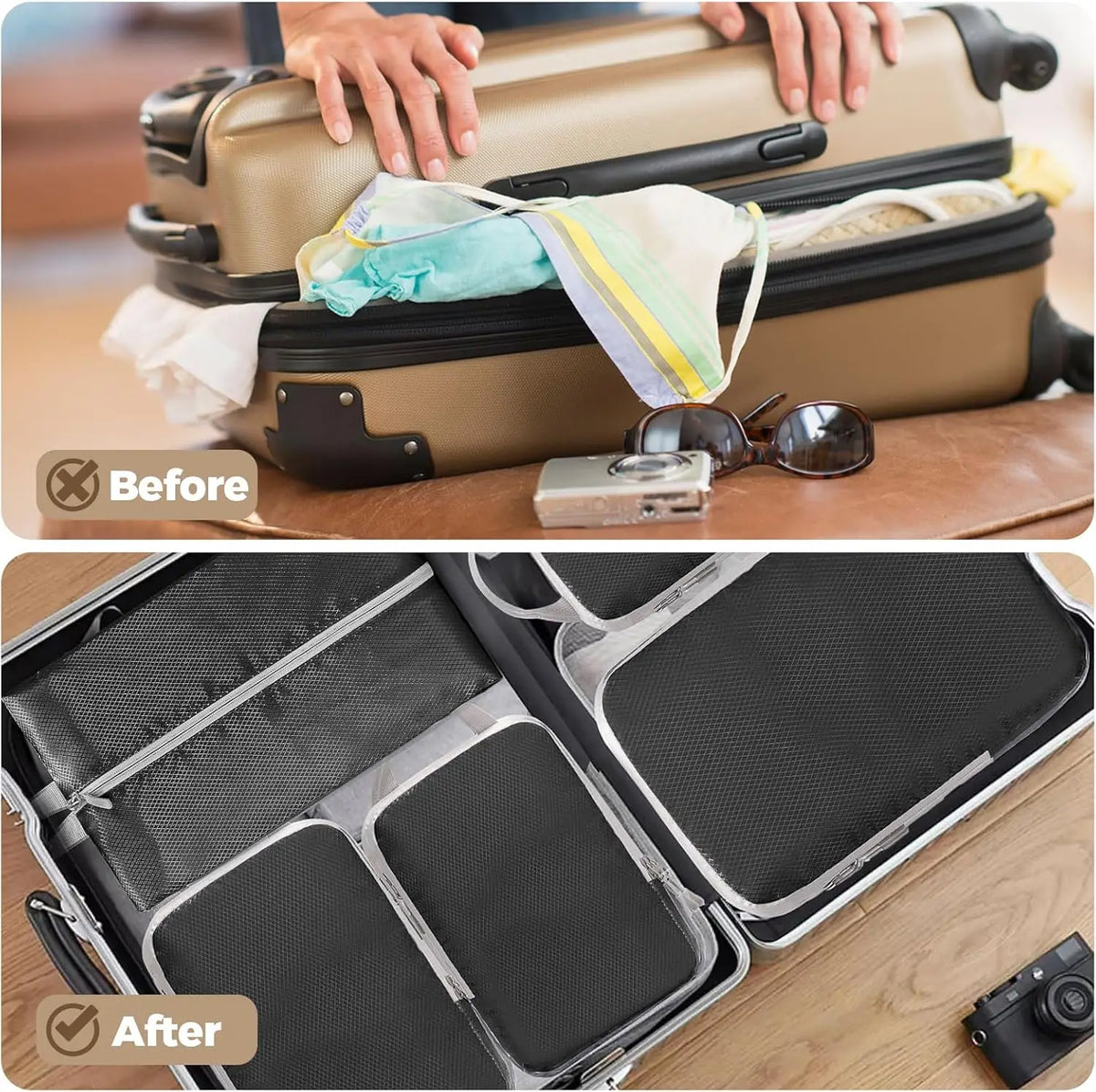 Compression Packing Cubes, Set of 4