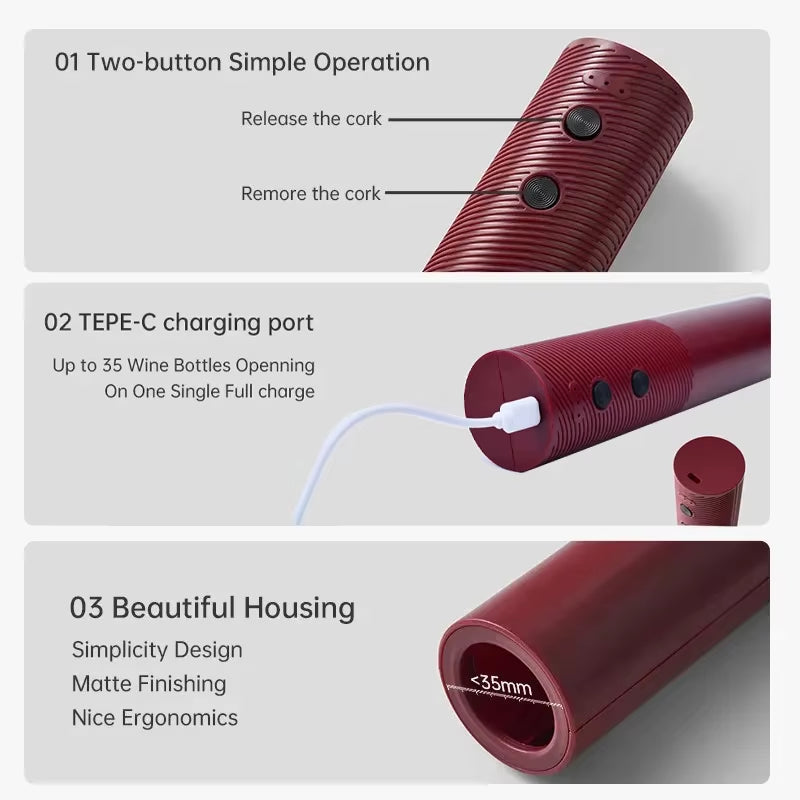 Rechargeable Electric Wine Opener