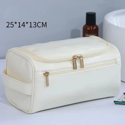 Vegan Leather Hanging Toiletry Bag