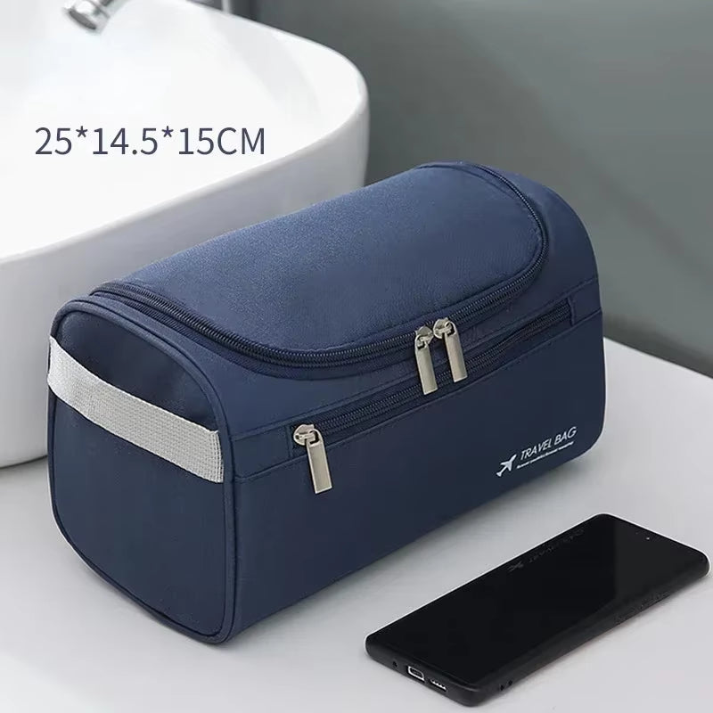 Vegan Leather Hanging Toiletry Bag