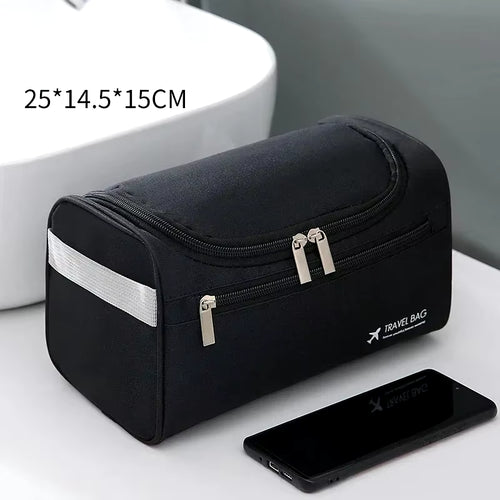 Vegan Leather Hanging Toiletry Bag